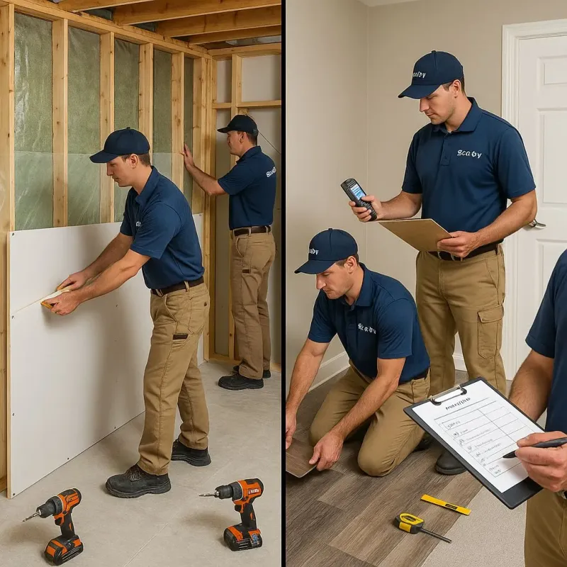 Repairs and Reconstruction process in Cumberland County, NC